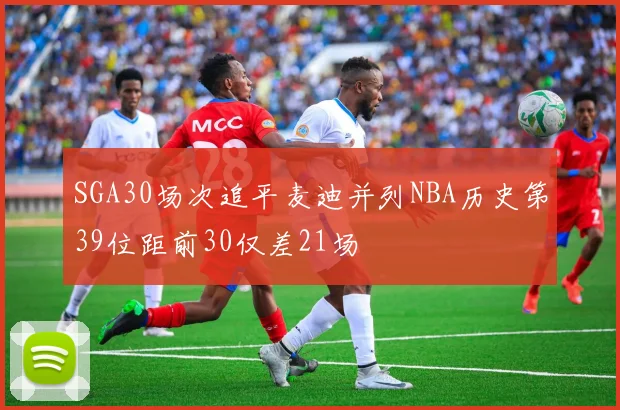 SGA30场次追平麦迪并列NBA历史第39位距前30仅差21场